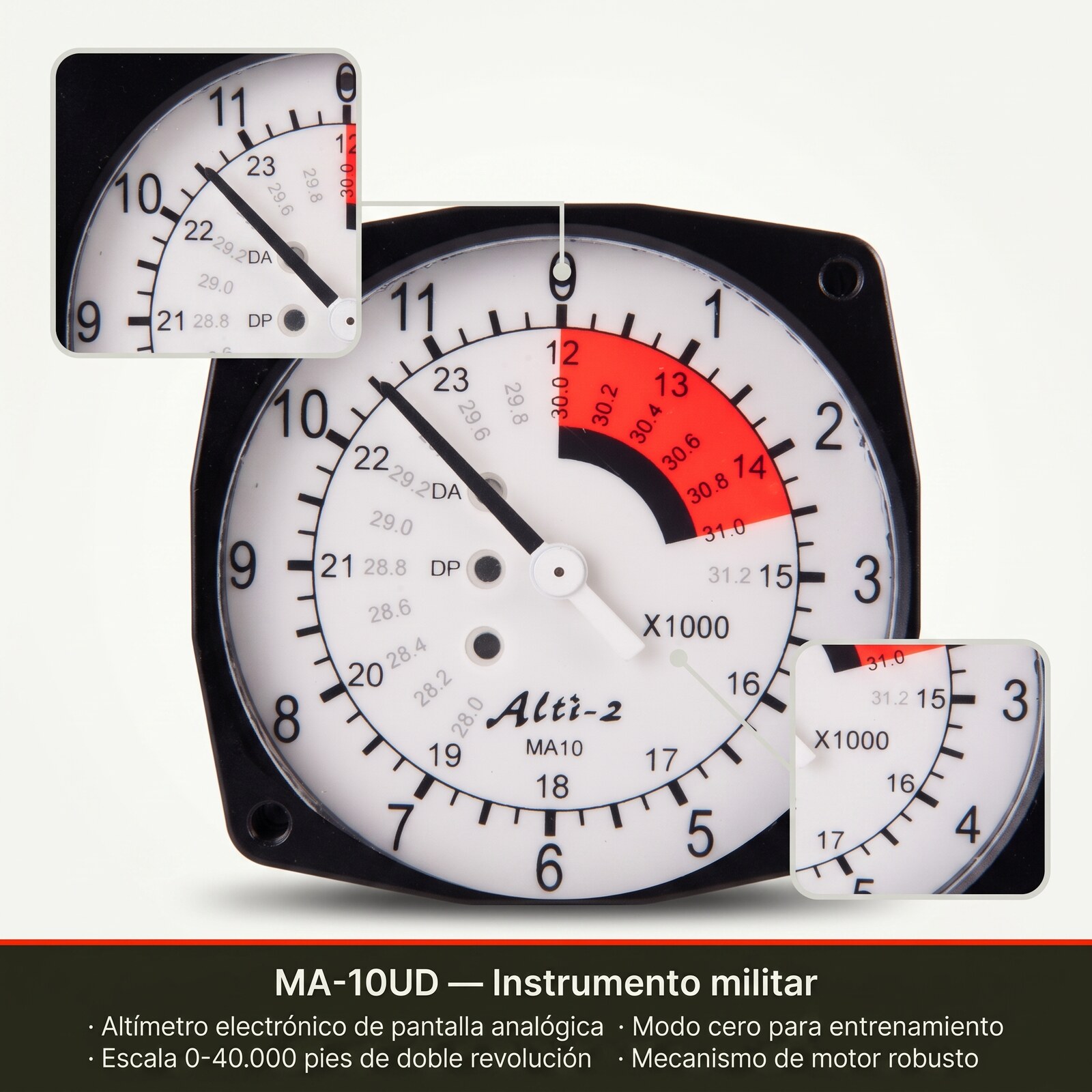 Altímetro militar MA-10UD de Alti-2