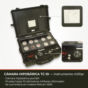 Cámara hipobárica portátil TC-10