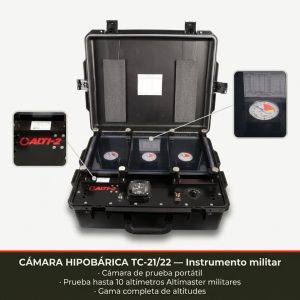 Cámara hipobárica portátil TC-21/22