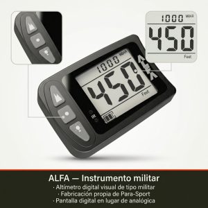 Altímetro militar ALFA de Para-Sport