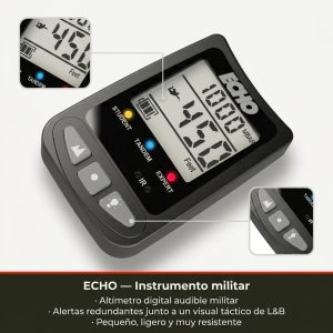 Altímetro militar audible ECHO de Para-Sport