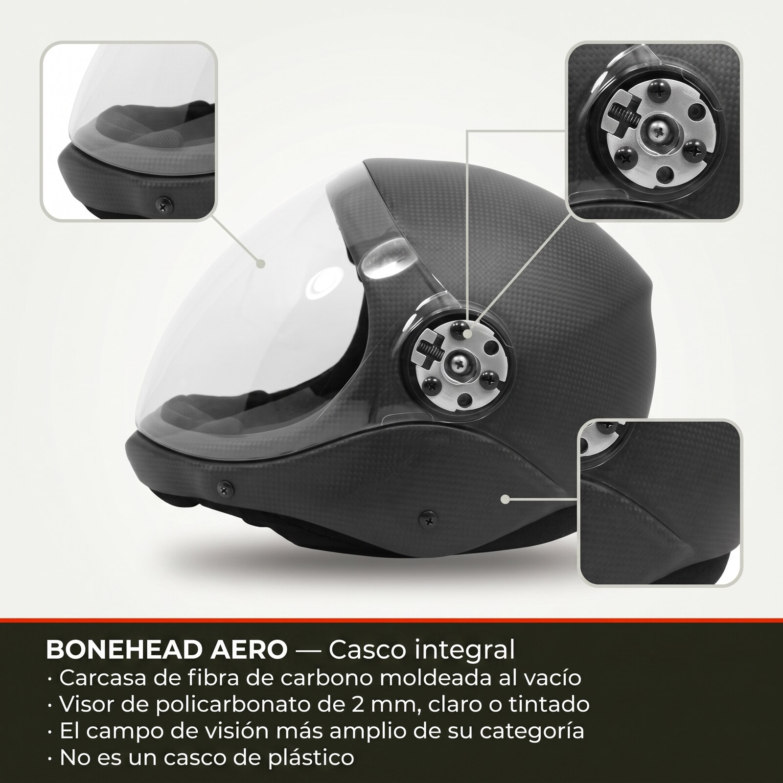 Casco integral Aero de Bonehead
