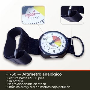 Altímetro analógico FT-50 de Viplo