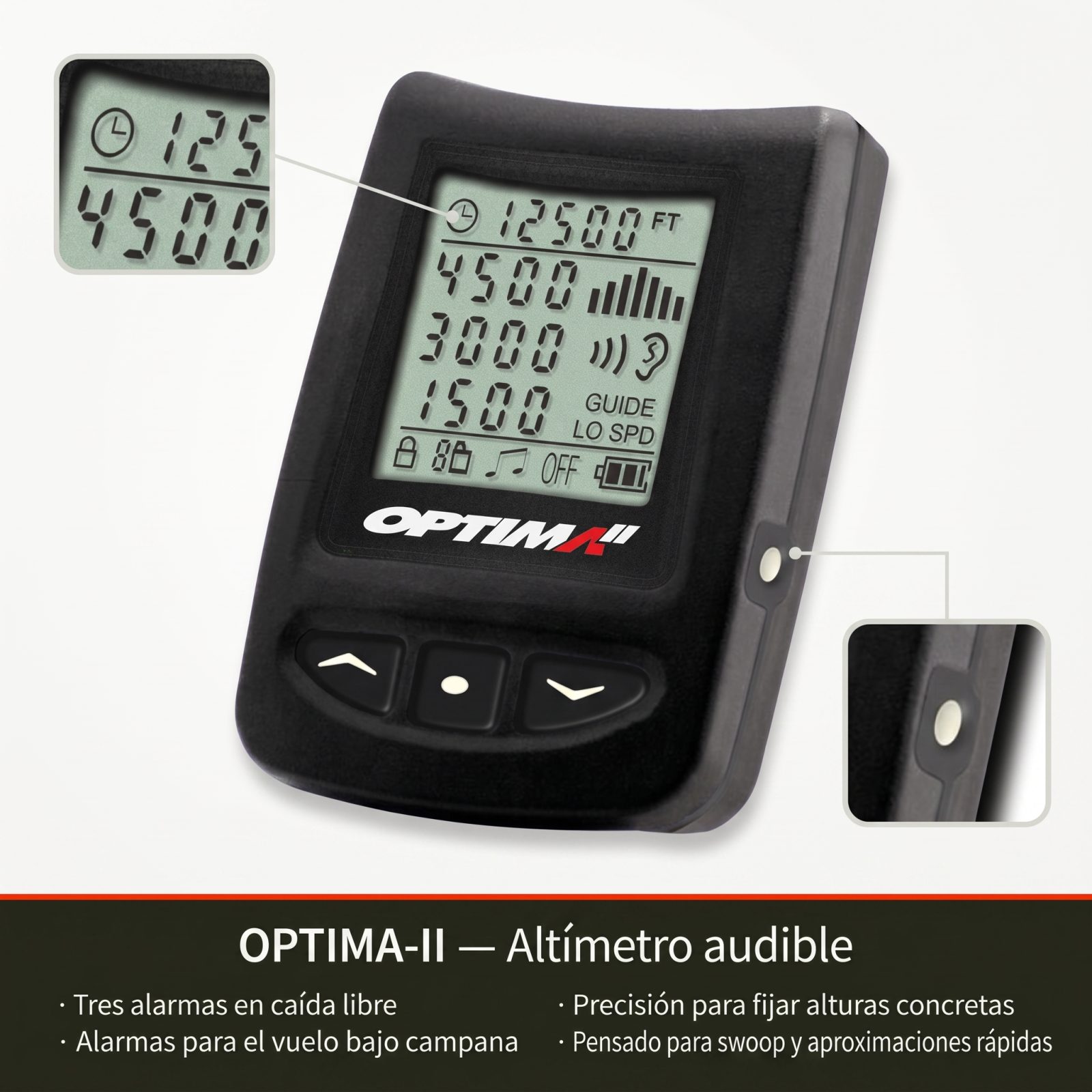Altímetro audible Optima-II de L&B