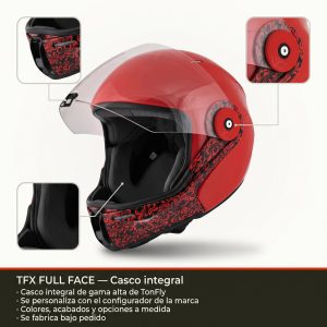 Casco integral TFX Full Face de TonFly