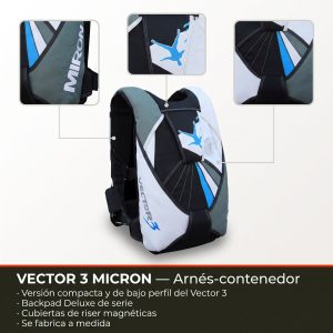 Arnés-contenedor Vector 3 Micron de UPT